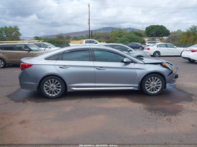 2015 Hyundai Sonata Limited მანქანა იყიდება აუქციონზე, vin: 5NPE34AF6FH065549, აუქციონის ნომერი: 43230411