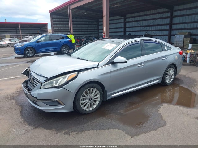 2015 Hyundai Sonata Limited მანქანა იყიდება აუქციონზე, vin: 5NPE34AF6FH065549, აუქციონის ნომერი: 43230411