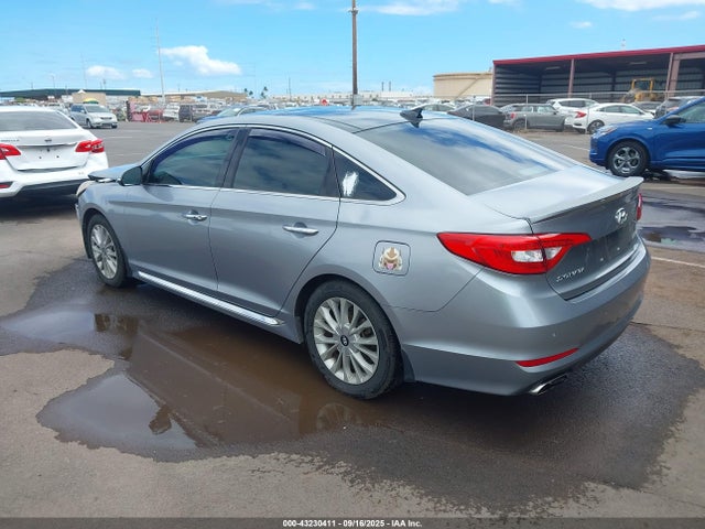2015 Hyundai Sonata Limited მანქანა იყიდება აუქციონზე, vin: 5NPE34AF6FH065549, აუქციონის ნომერი: 43230411