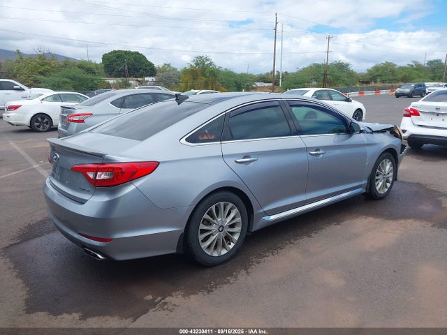 2015 Hyundai Sonata Limited მანქანა იყიდება აუქციონზე, vin: 5NPE34AF6FH065549, აუქციონის ნომერი: 43230411