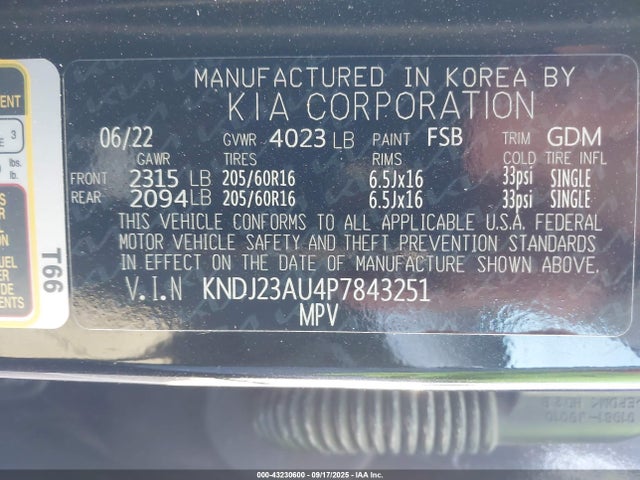 KNDJ23AU4P7843251 KIA mpi nu
