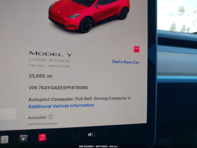 2023 TESLA MODEL Y 7SAYGAEE5PF879096 Photo 6