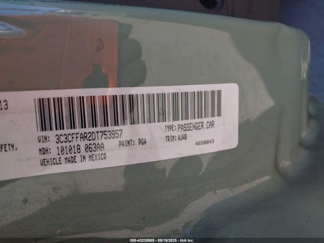 2013 FIAT 500 3C3CFFAR2DT753957 Photo 8