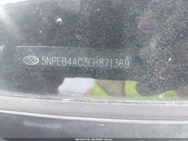 5NPEB4AC3EH871369 Hyundai gamma