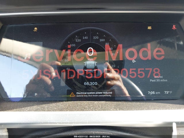 2013 TESLA MODEL S 5YJSA1DP5DFP05578 Photo 6