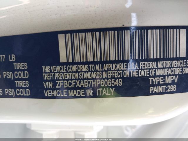 2017 FIAT 500X ZFBCFXAB7HP606549 Photo 8