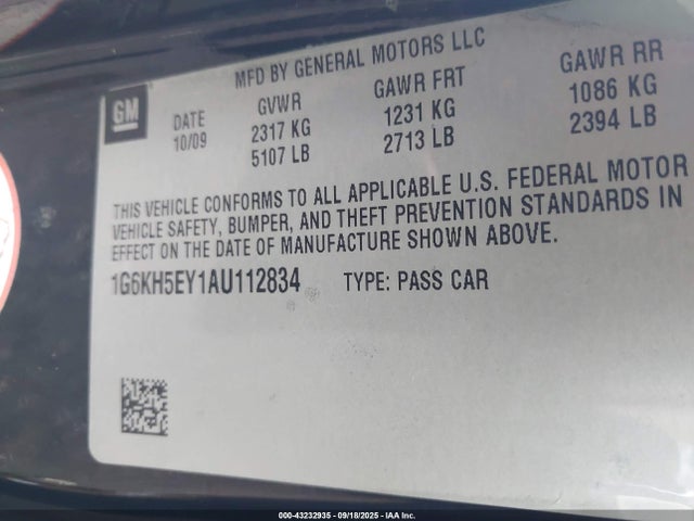 2010 CADILLAC DTS 1G6KH5EY1AU112834 Photo 8