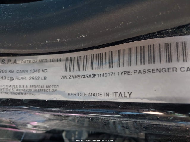 ZAM57XSA3F1140171 Maserati m156d