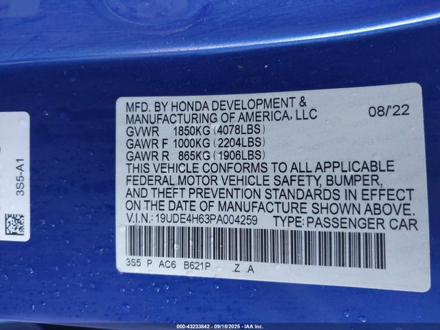 Acura Integra A-spec Technology 2023 19UDE4H63PA004259 Image 9