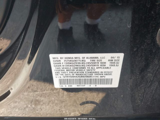 2016 ACURA MDX 5FRYD4H42GB020685 Photo 8