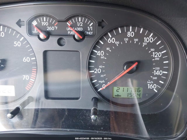 Aukcja sprzedaży 2000 Volkswagen Golf Gls 1.8l Turbo, vin: 9BWGH21J7Y4037695, numer aukcji: 43234155