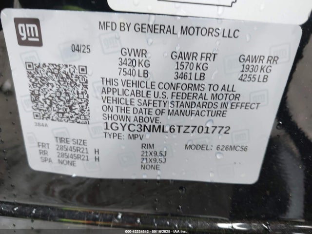 2026 CADILLAC VISTIQ 1GYC3NML6TZ701772 Photo 8