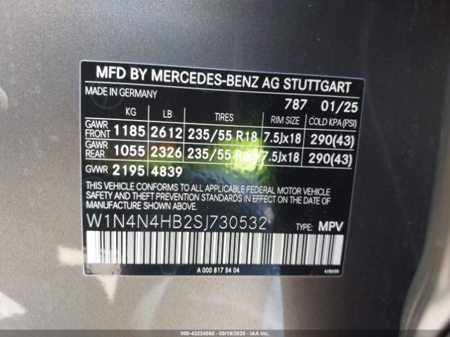 2025 MERCEDES-BENZ GLA 250 W1N4N4HB2SJ730532 Photo 8