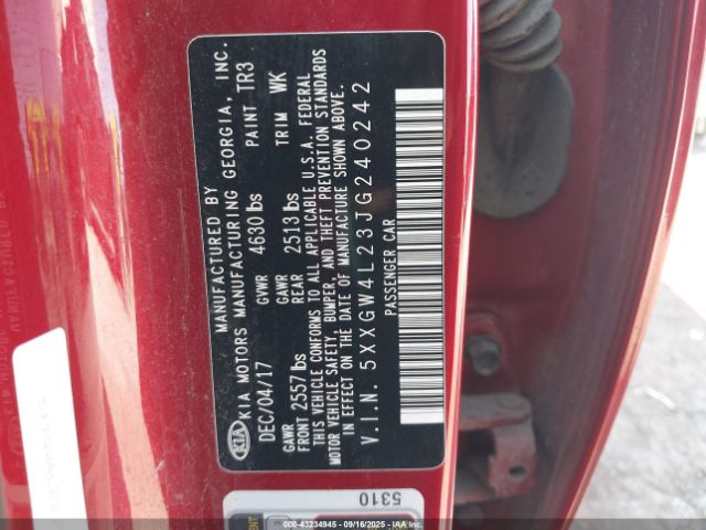 2018 KIA OPTIMA 5XXGW4L23JG240242 Photo 8