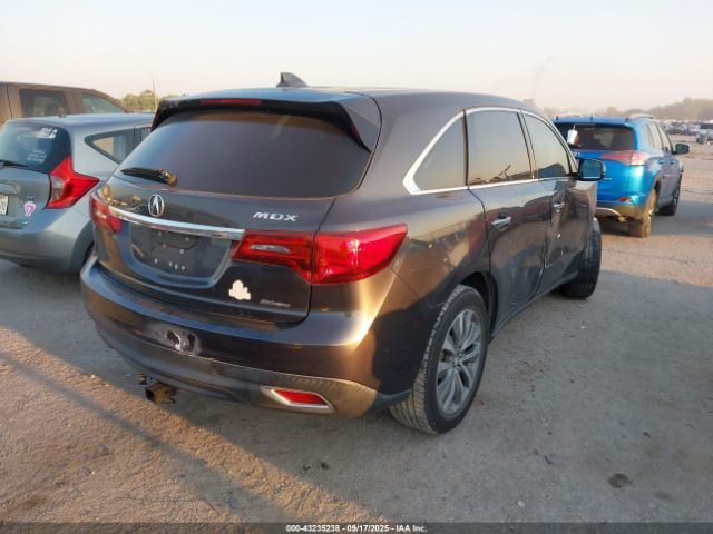 2014 ACURA MDX 5FRYD4H40EB024246 Photo 3