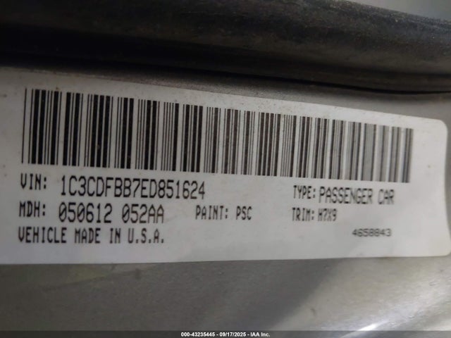 1C3CDFBB7ED851624 Dodge DART SXT