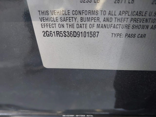 2013 CADILLAC XTS 2G61R5S36D9101587 Photo 8