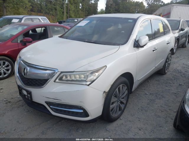 2014 ACURA MDX 5FRYD3H47EB007843 Photo 1