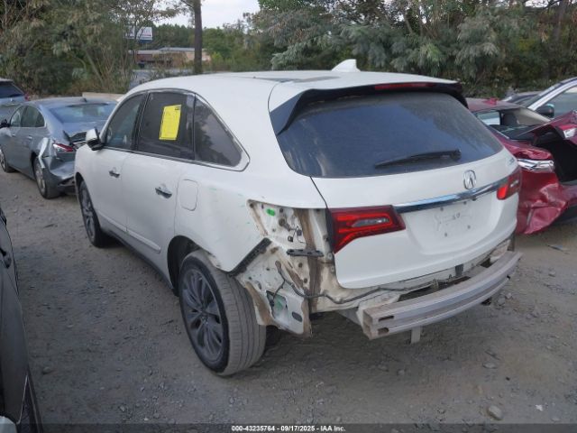 2014 ACURA MDX 5FRYD3H47EB007843 Photo 2