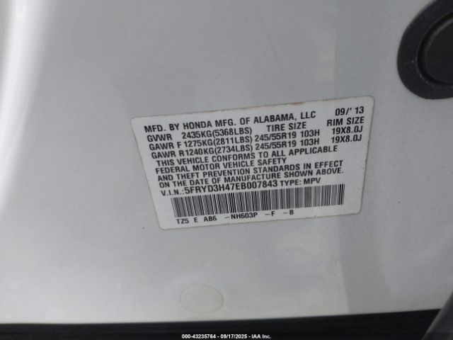 2014 ACURA MDX 5FRYD3H47EB007843 Photo 8