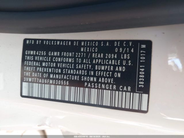 2015 VOLKSWAGEN GOLF GTI 3VWTT7AU6FM030556 Photo 8