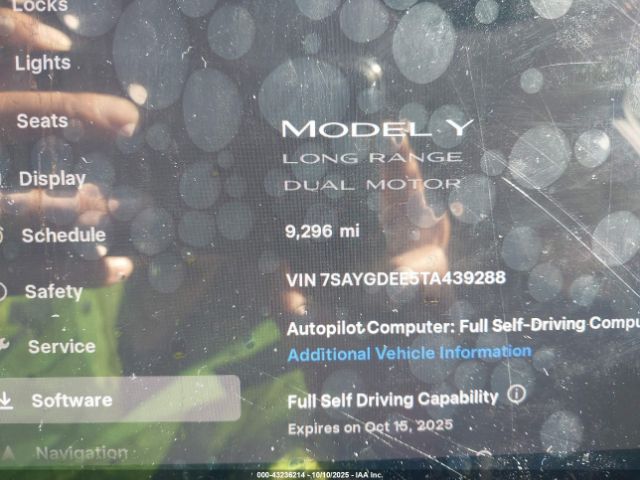 2026 TESLA MODEL Y 7SAYGDEE5TA439288 Photo 6