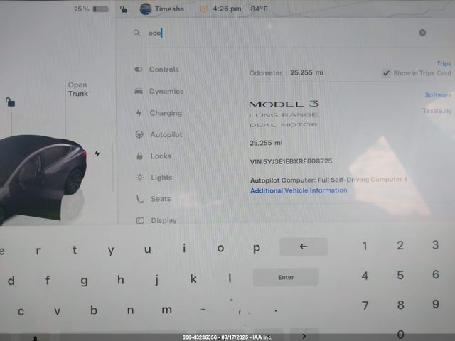 2024 TESLA MODEL 3 5YJ3E1EBXRF808725 Photo 6