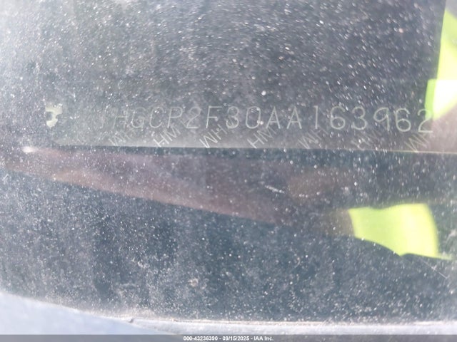 Aukcja sprzedaży 2010 Honda Accord 2.4 Lx, vin: 1HGCP2F30AA163962, numer aukcji: 43236390