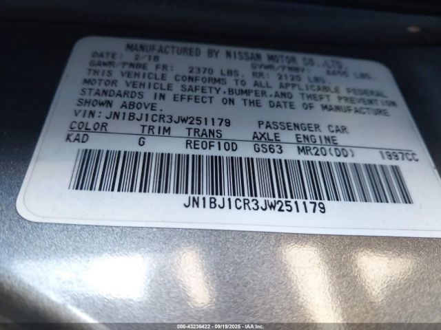 2018 NISSAN ROGUE SPORT JN1BJ1CR3JW251179 Photo 8