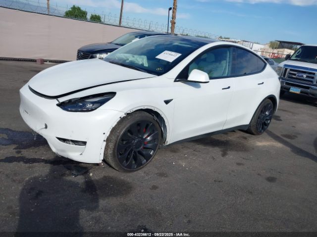 2022 TESLA MODEL Y 7SAYGDEF7NF398189 Photo 1