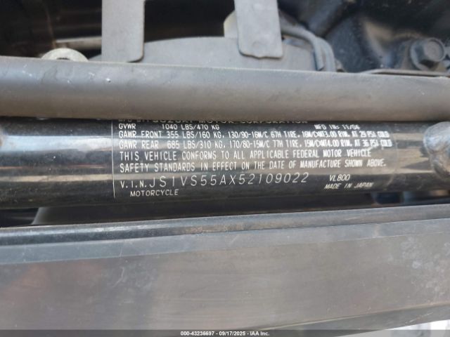 2005 SUZUKI C50 JS1VS55AX52109022 Photo 9