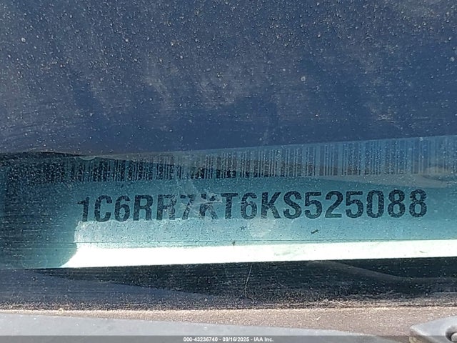 Продажа на аукционе авто 2019 Ram 1500 Classic Tradesman  4x4 5'7 Box, vin: 1C6RR7KT6KS525088, номер лота: 43236740