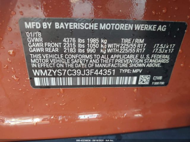 2018 MINI COUNTRYMAN WMZYS7C39J3F44351 Photo 8