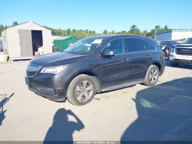 2014 ACURA MDX 5FRYD4H21EB011729 Photo 1