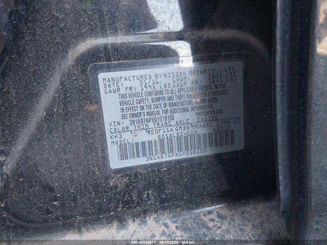 3N1AB7APXGY218100 Nissan Sentra