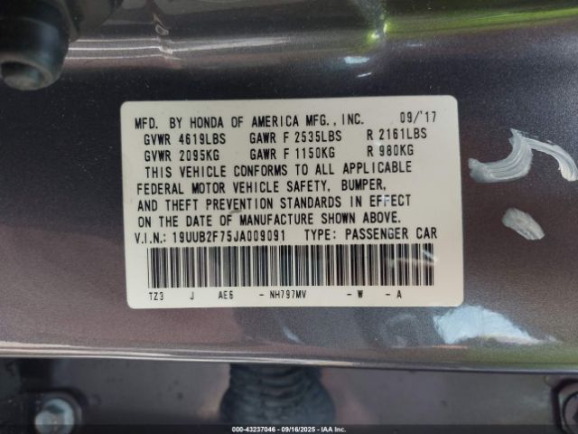 2018 ACURA TLX 19UUB2F75JA009091 Photo 8