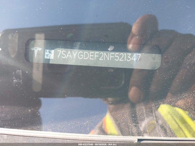 2022 TESLA MODEL Y 7SAYGDEF2NF521347 Photo 8