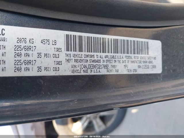 2015 JEEP COMPASS 1C4NJDEBXFD217092 Photo 8