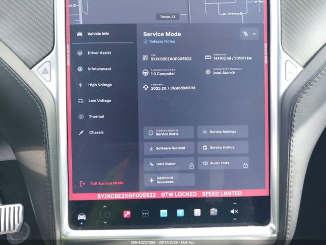 2016 TESLA MODEL X 5YJXCBE2XGF005522 Photo 6