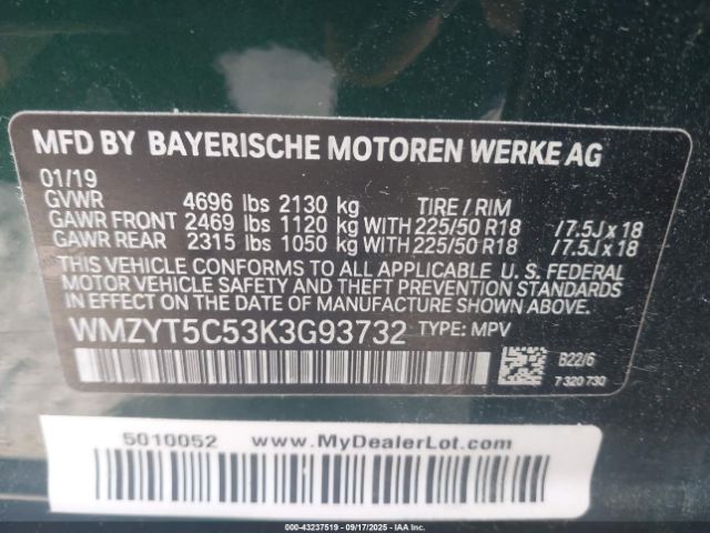 2019 MINI COUNTRYMAN WMZYT5C53K3G93732 Photo 8