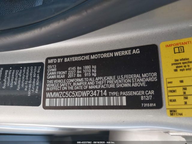2013 MINI COUNTRYMAN WMWZC5C5XDWP34714 Photo 8