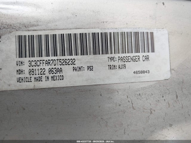 2013 FIAT 500 3C3CFFAR7DT526232 Photo 8