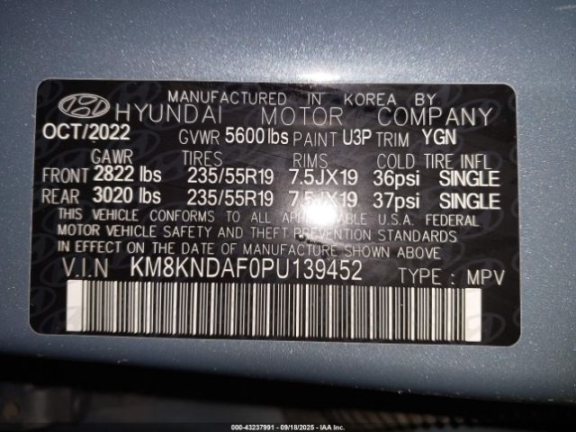 2023 HYUNDAI IONIQ 5 KM8KNDAF0PU139452 Photo 8