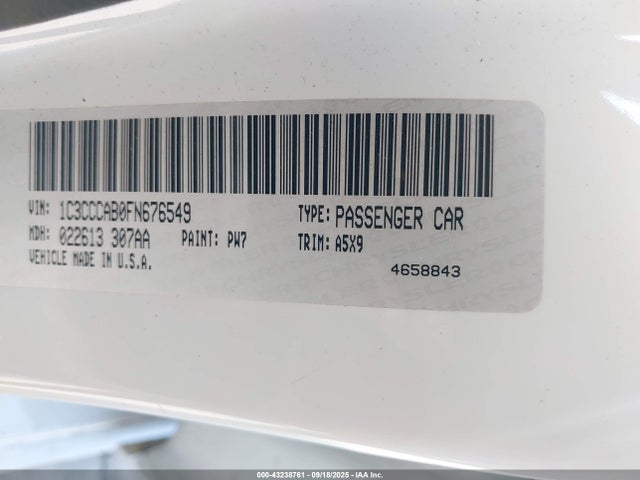 Chrysler 2015 2015 1C3CCCAB0FN676549 Image 9