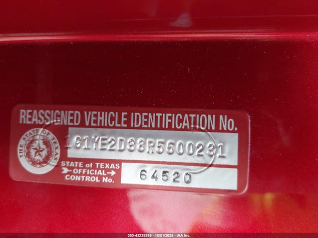 Chevrolet Lt6 2024 1G1YE2D38R5600231 Image 9