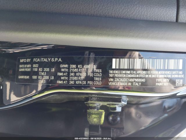 2022 JEEP RENEGADE ZACNJDC14NPN68040 Photo 8