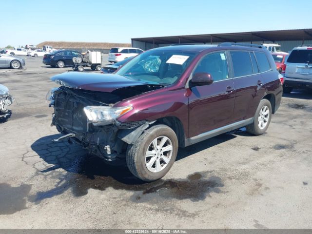 2013 TOYOTA HIGHLANDER 5TDZK3EH9DS139659 Photo 1