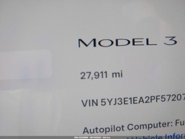 2023 TESLA MODEL 3 5YJ3E1EA2PF572074 Photo 6