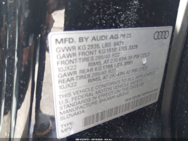 2023 AUDI Q8 WA1EVBF10PD049408 Photo 8