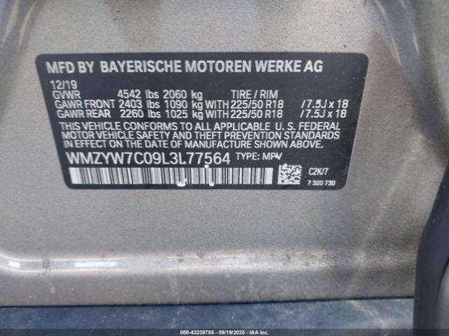 2020 MINI COUNTRYMAN WMZYW7C09L3L77564 Photo 8